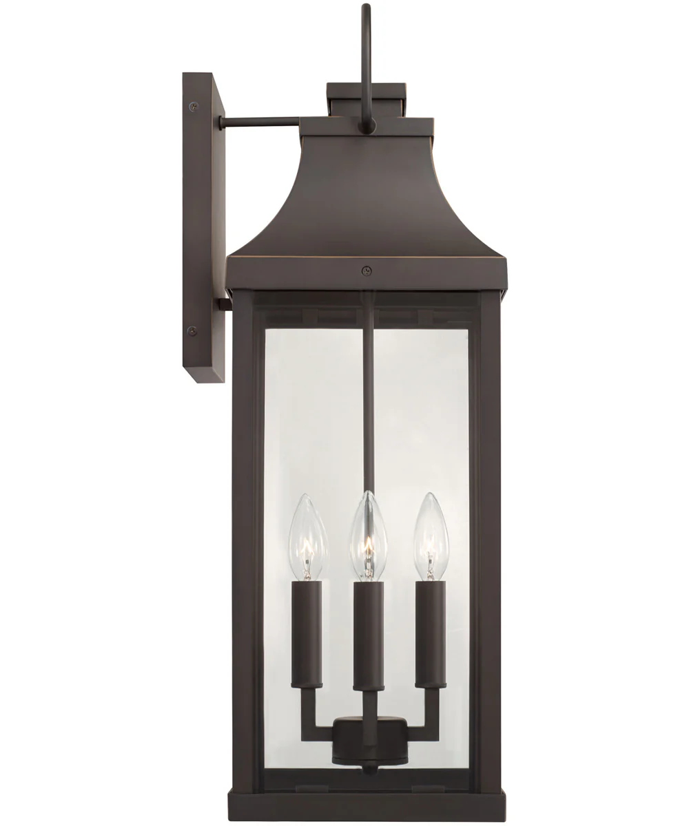 Bradford 4-Light Outdoor Wall-Lantern Rain or Shine - Oiled Bronze - Image 4
