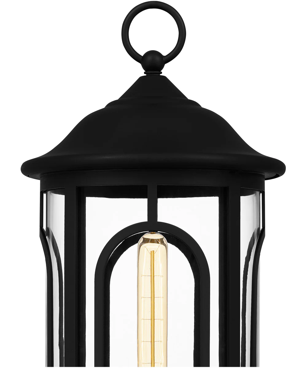 Brampton Large 1-light Outdoor Post Light Coastal Armour Aluminum Matte Black - Image 6