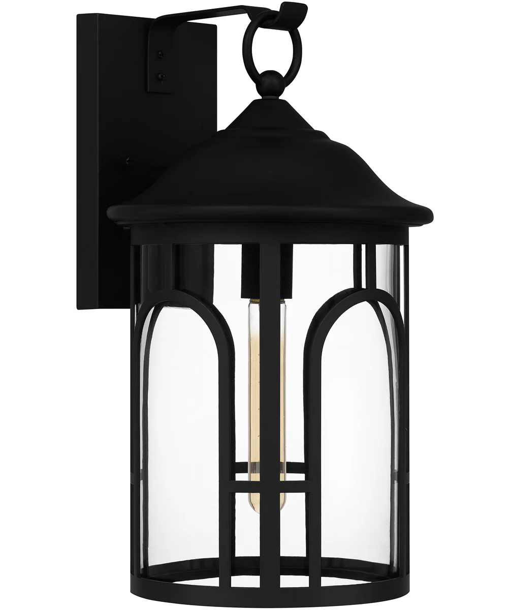 Brampton Large 1-light Outdoor Wall Light  Coastal Armour Aluminum Matte Black - Image 3