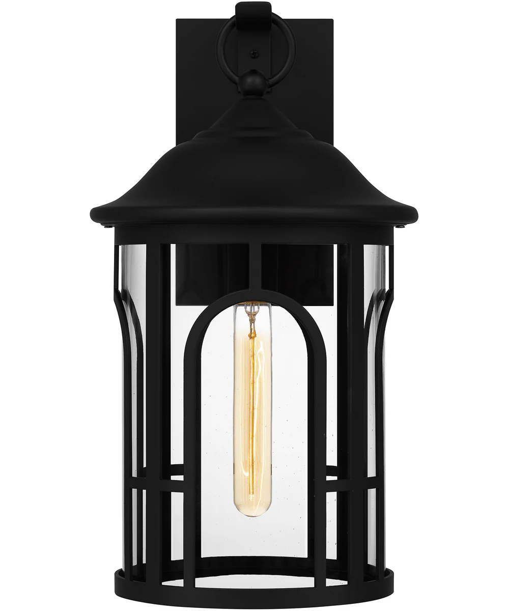 Brampton Large 1-light Outdoor Wall Light  Coastal Armour Aluminum Matte Black - Image 4