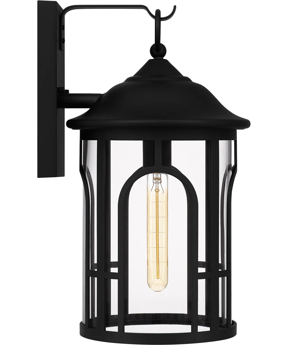 Brampton Large 1-light Outdoor Wall Light  Coastal Armour Aluminum Matte Black - Image 5