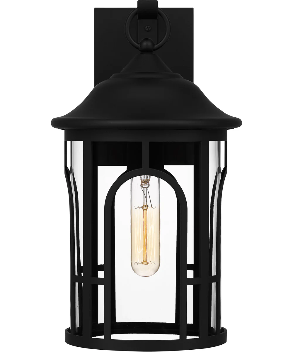 Brampton Medium 1-light Outdoor Wall Light  Coastal Armour Aluminum Matte Black - Image 4