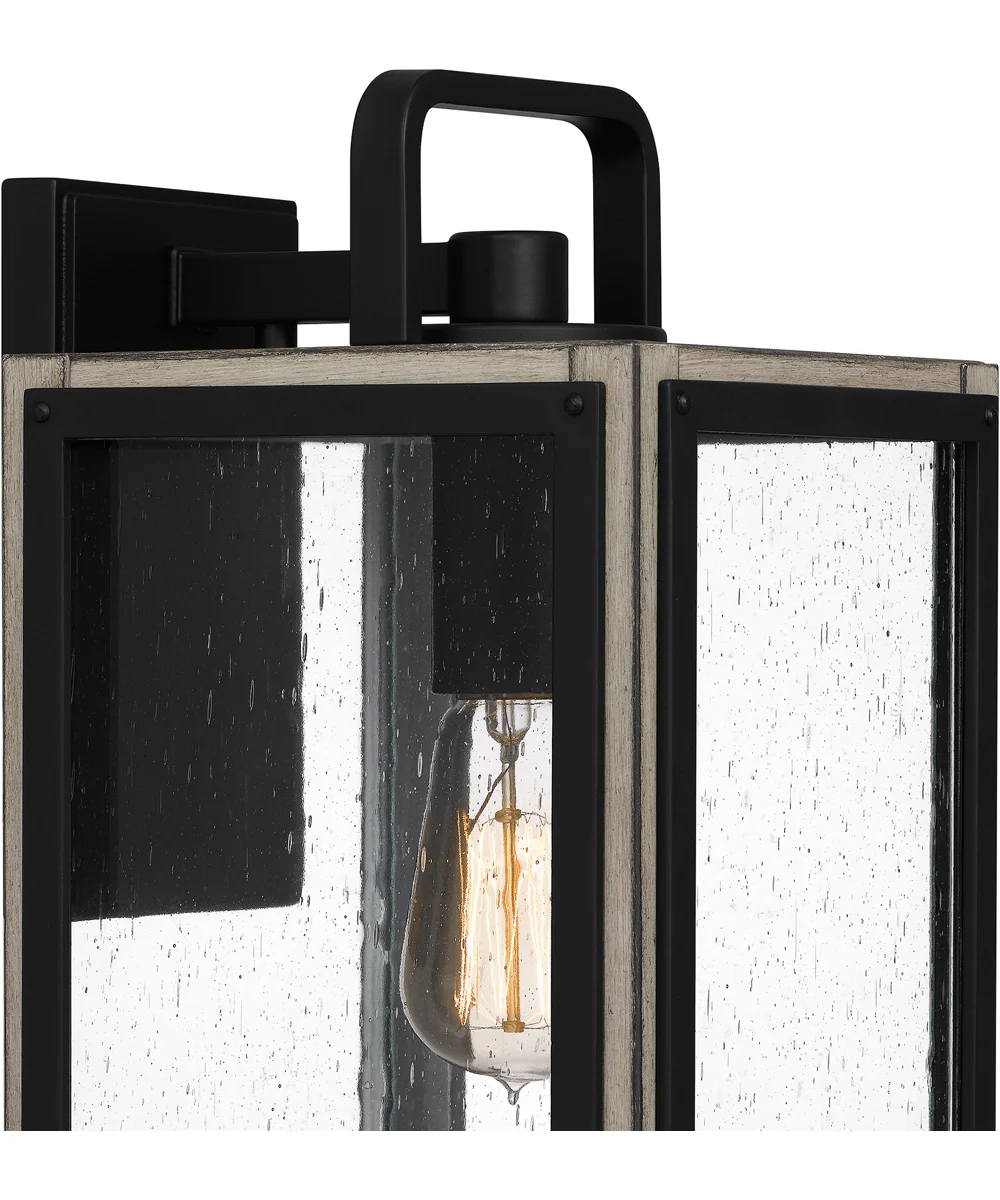 Bramshaw Large 1-light Outdoor Wall Light  Coastal Armour Aluminum Matte Black - Image 6