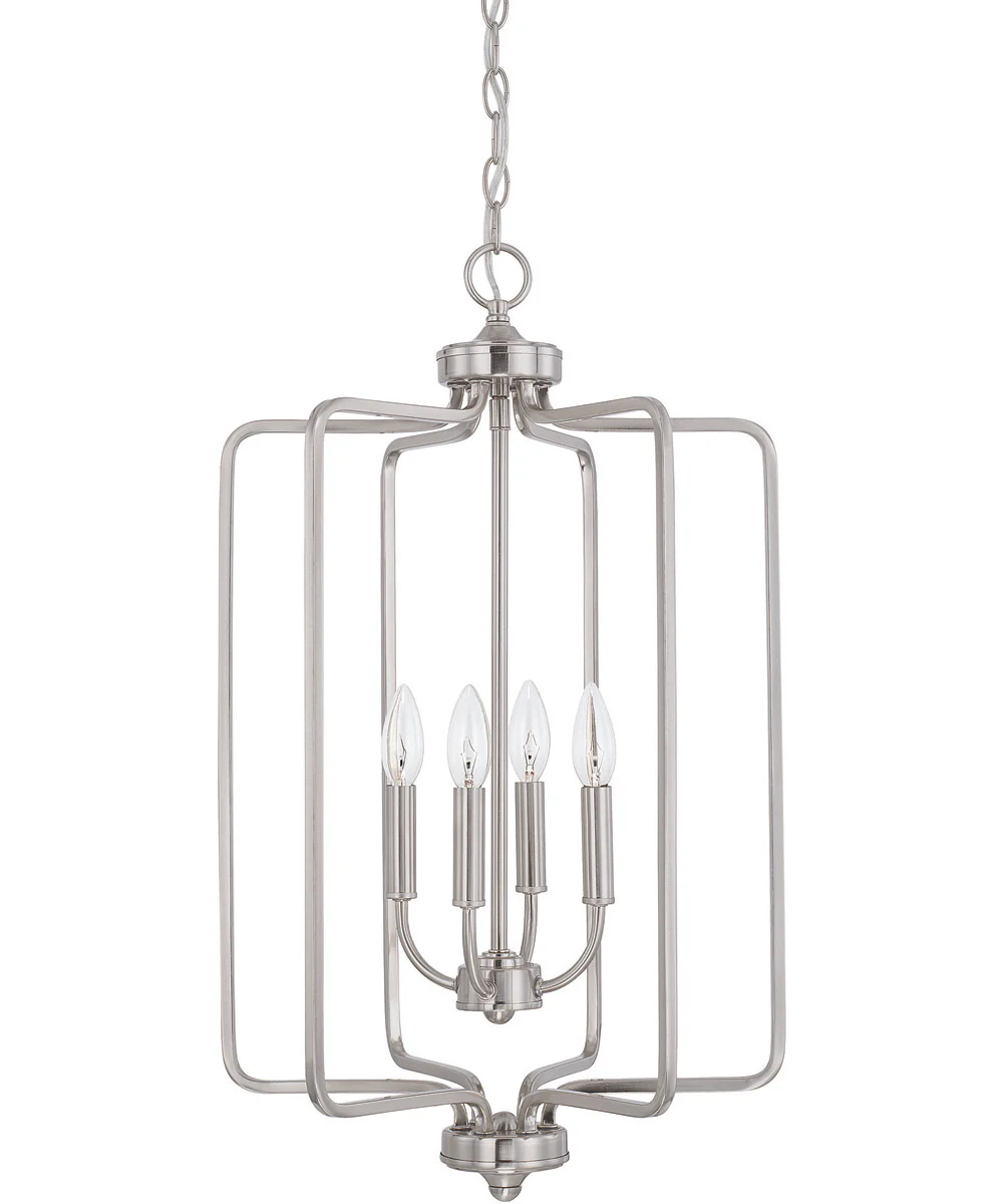 Braylon 4-Light Foyer In Brushed Nickel