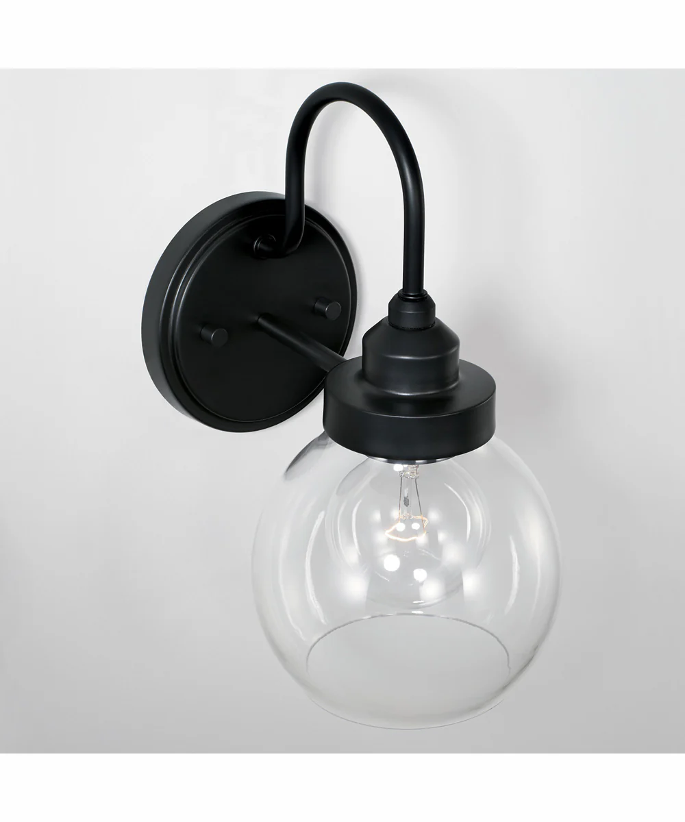 Brecken 1-Light Sconce Matte Black - Image 3