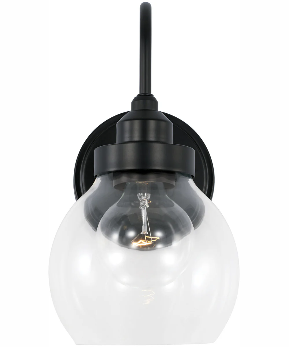 Brecken 1-Light Sconce Matte Black - Image 4