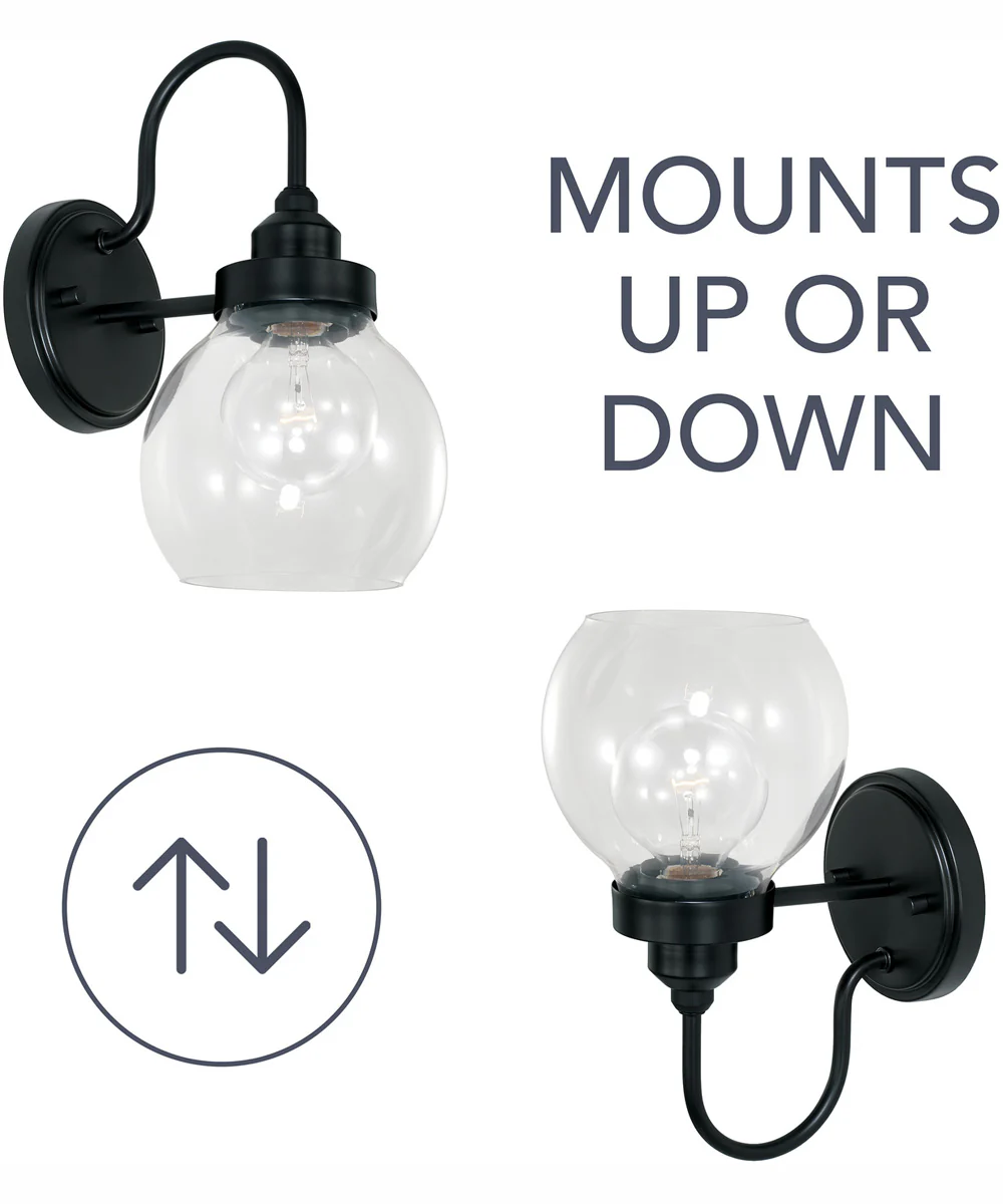 Brecken 1-Light Sconce Matte Black - Image 5
