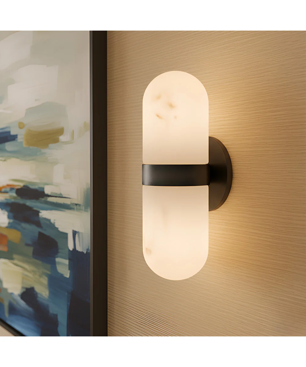 Bree 2-light Wall Sconce Matte Black - Image 2