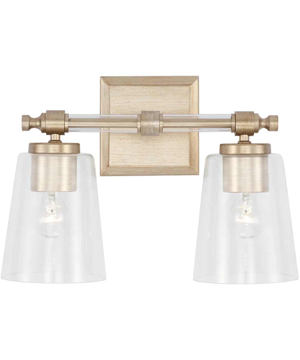 Breigh 2-Light Vanity Brushed Champagne - Image 4