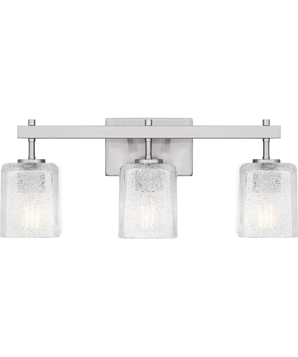 Brenthouse Large 3-light Bath Light Brushed Nickel
