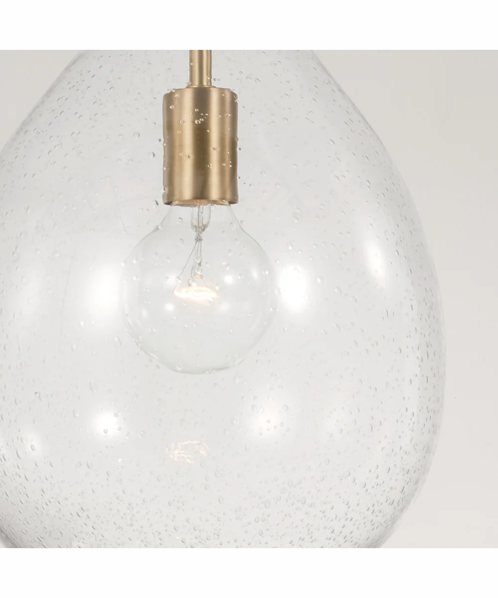 Brentwood 1-Light Pendant Aged Brass - Image 3