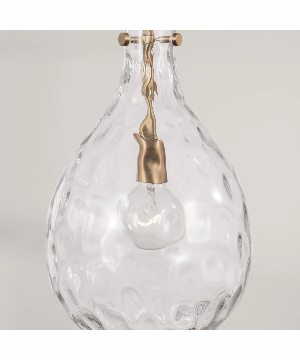 Brentwood 1-Light Pendant Aged Brass - Image 3