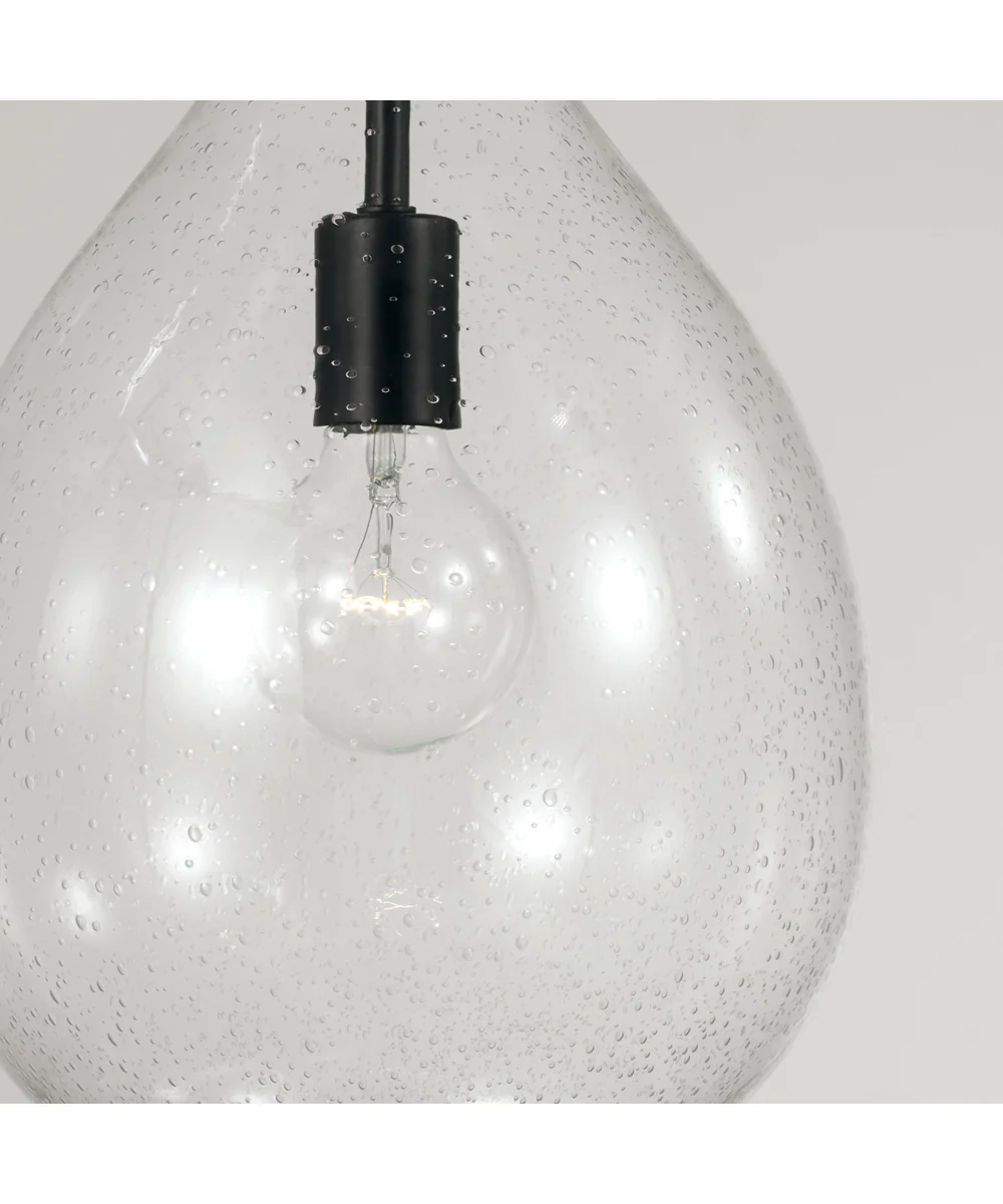 Brentwood 1-Light Pendant Matte Black - Image 3
