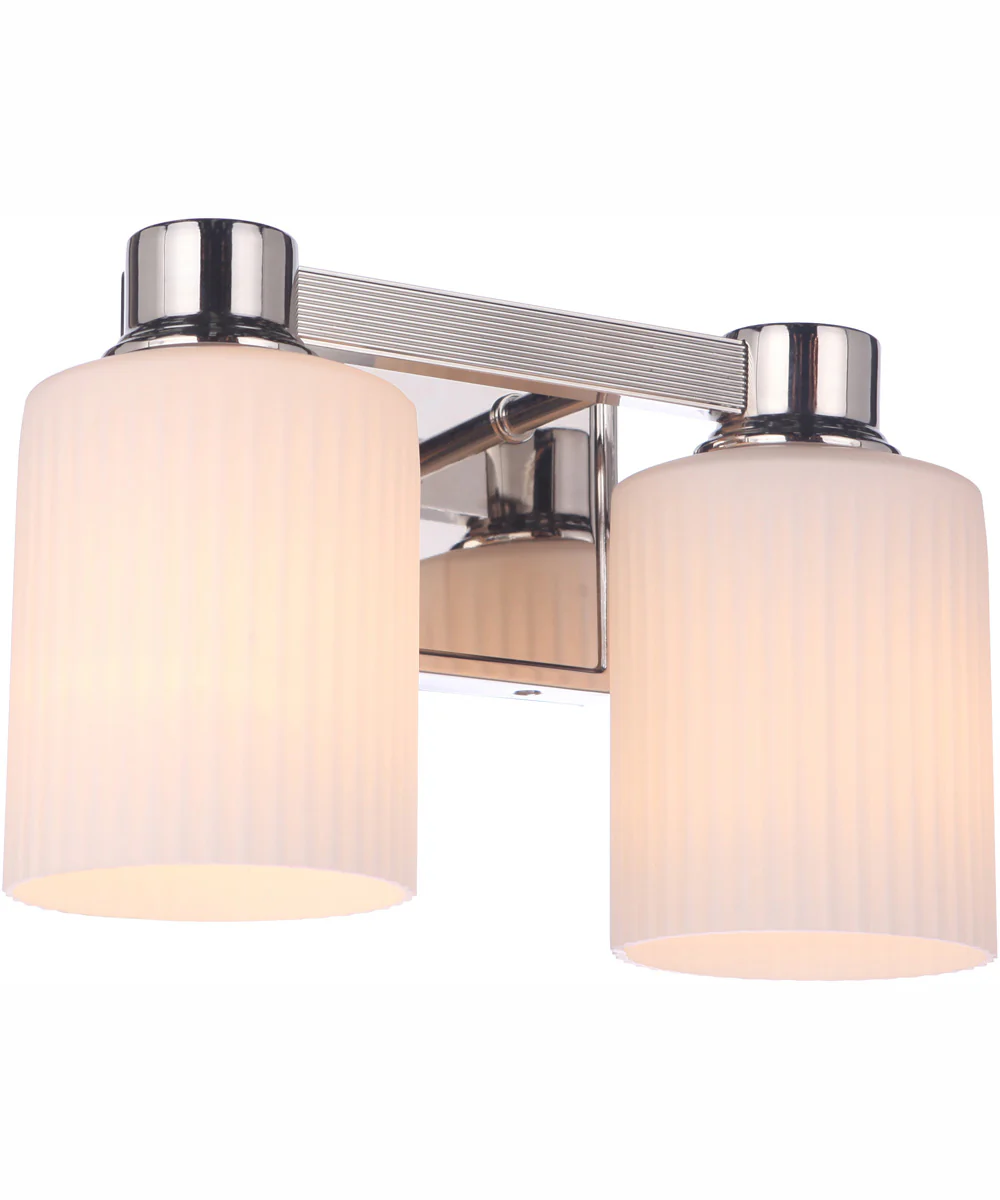 Bretton 2-Light Vanity Polished Nickel - Image 2