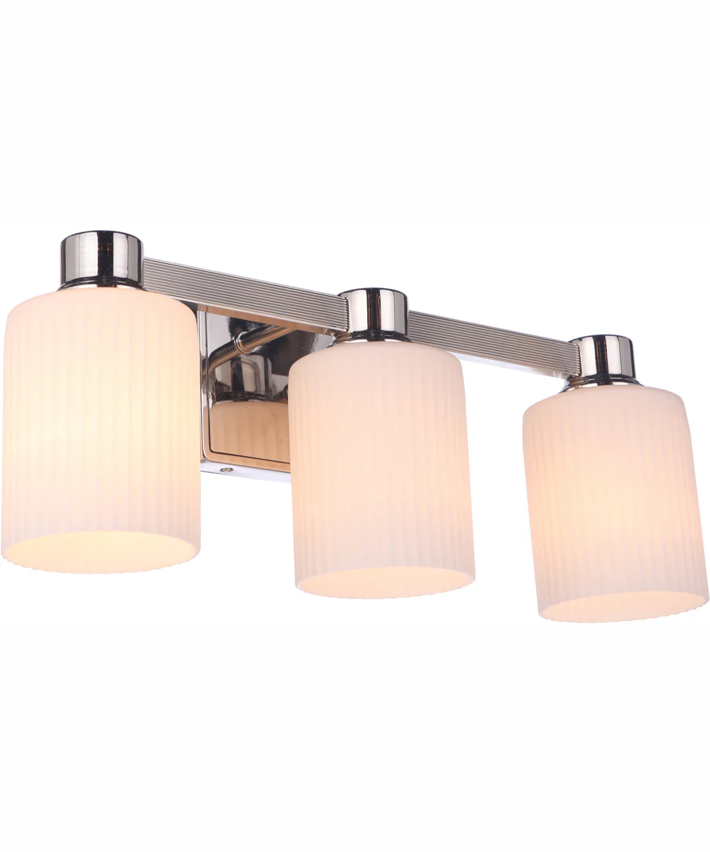 Bretton 3-Light Vanity Polished Nickel - Image 2