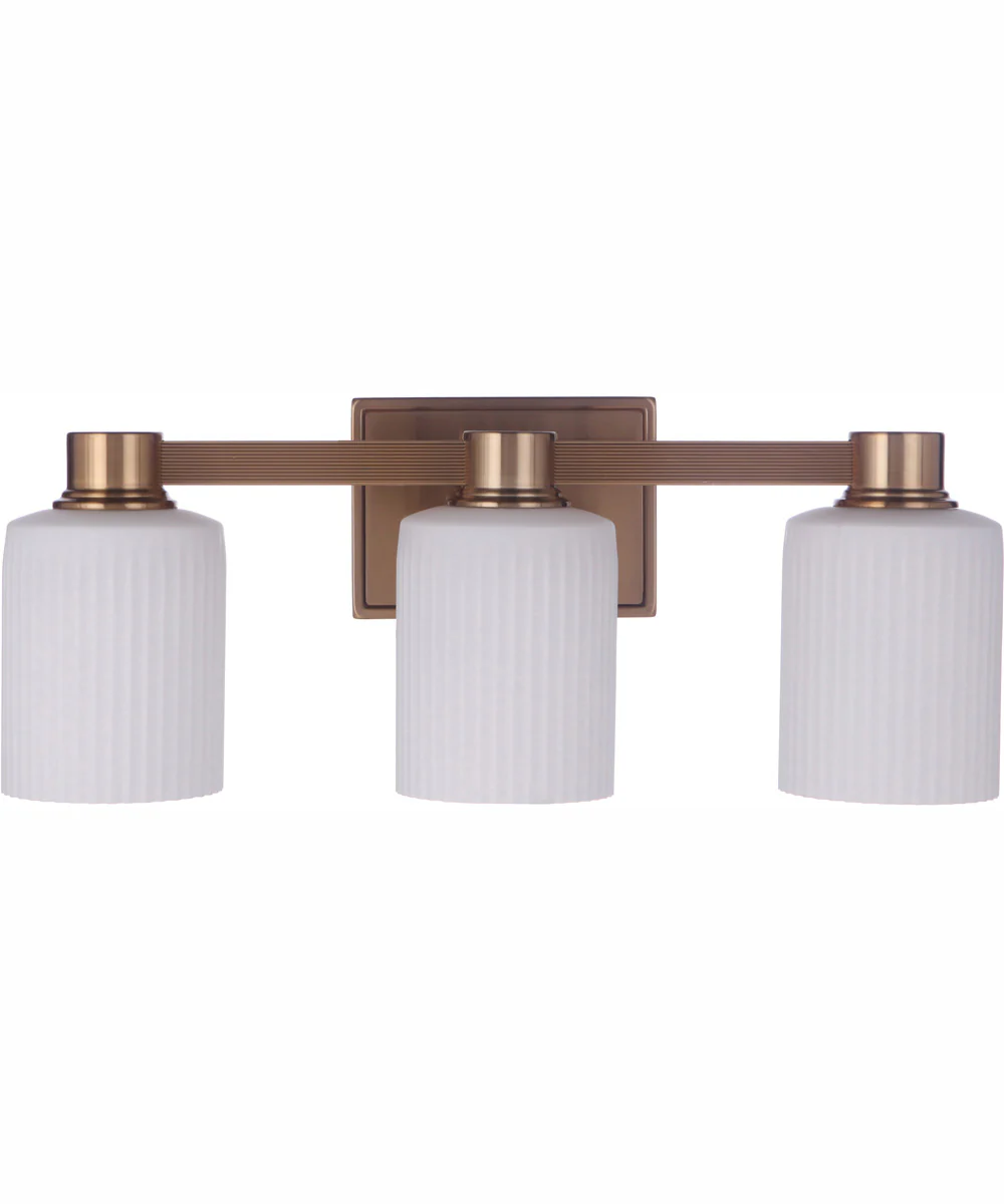 Bretton 3-Light Vanity Satin Brass - Image 3