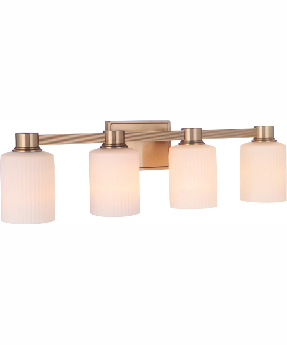 Bretton 4-Light Vanity Satin Brass - Image 2