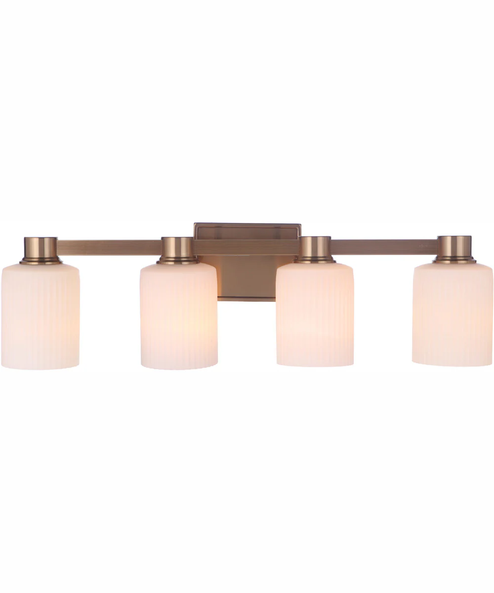 Bretton 4-Light Vanity Satin Brass - Image 4