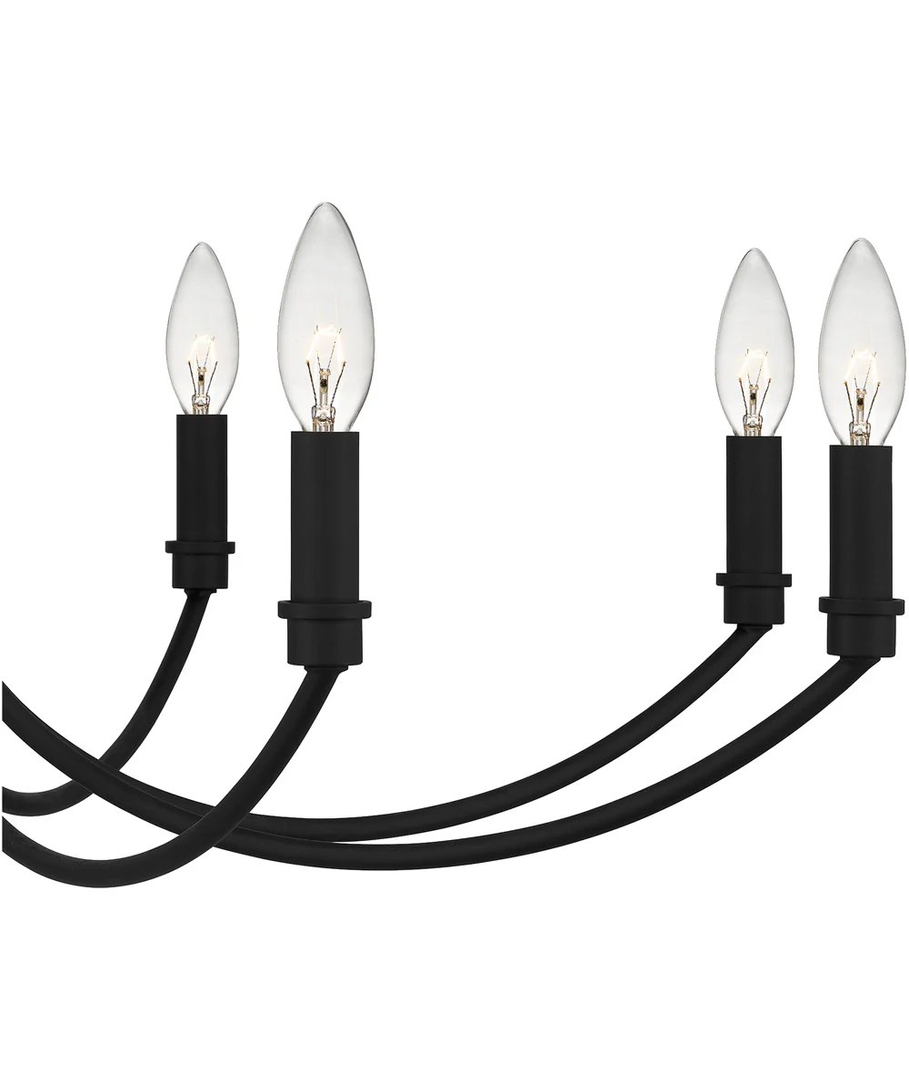 Briar 12-light Chandelier Matte Black - Image 6