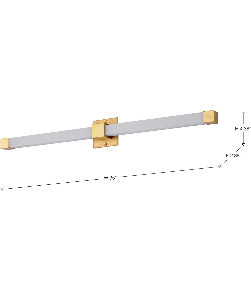 Brightwyn  Vanity & Wall Brushed Brass - Image 11