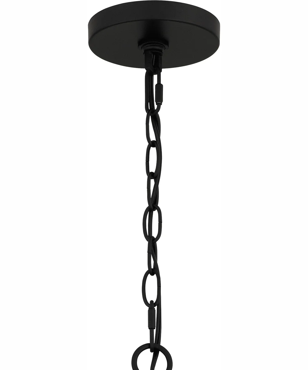 Brigitta 6-light Chandelier Matte Black - Image 7