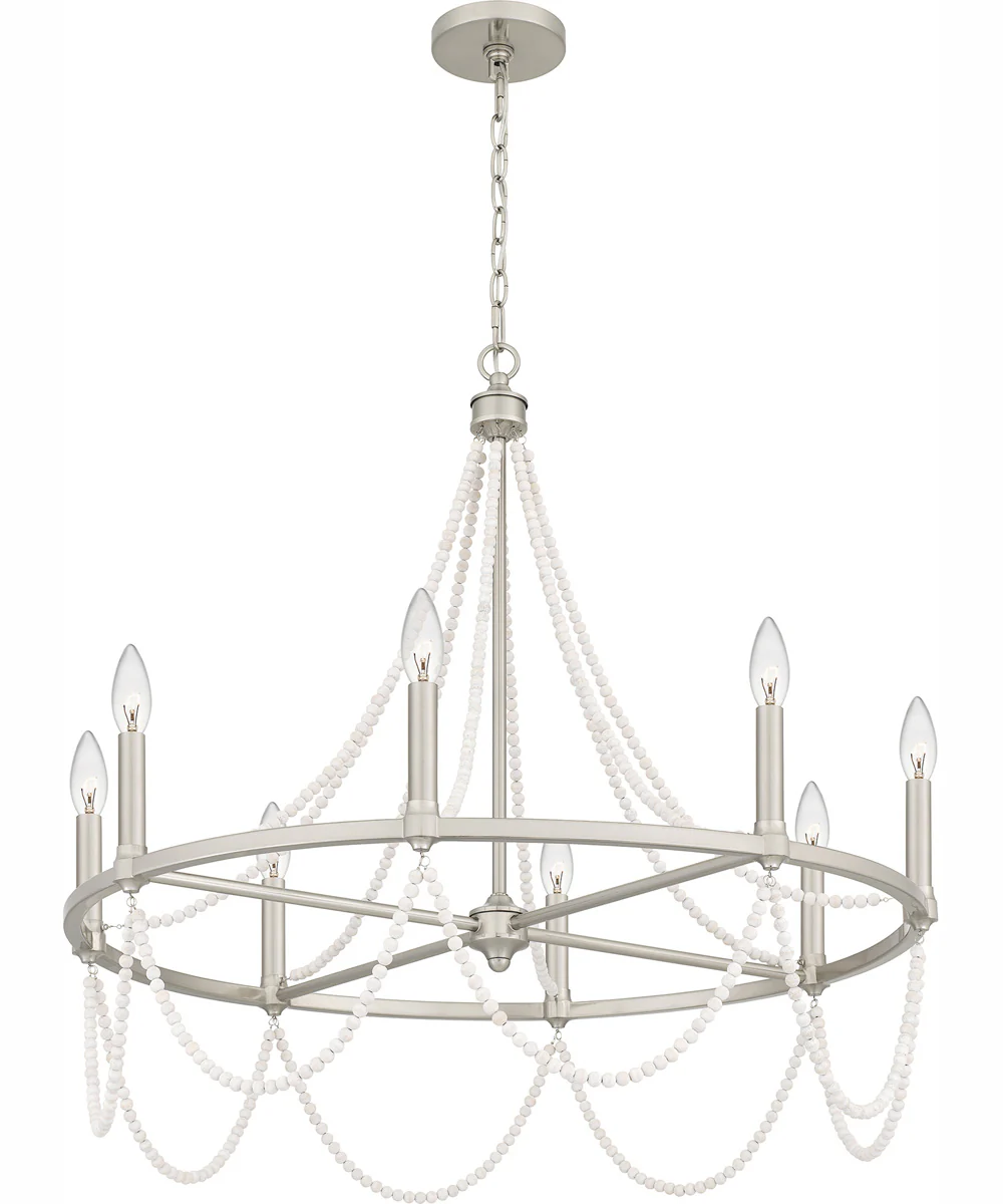 Brigitta 8-light Chandelier Brushed Nickel - Image 5