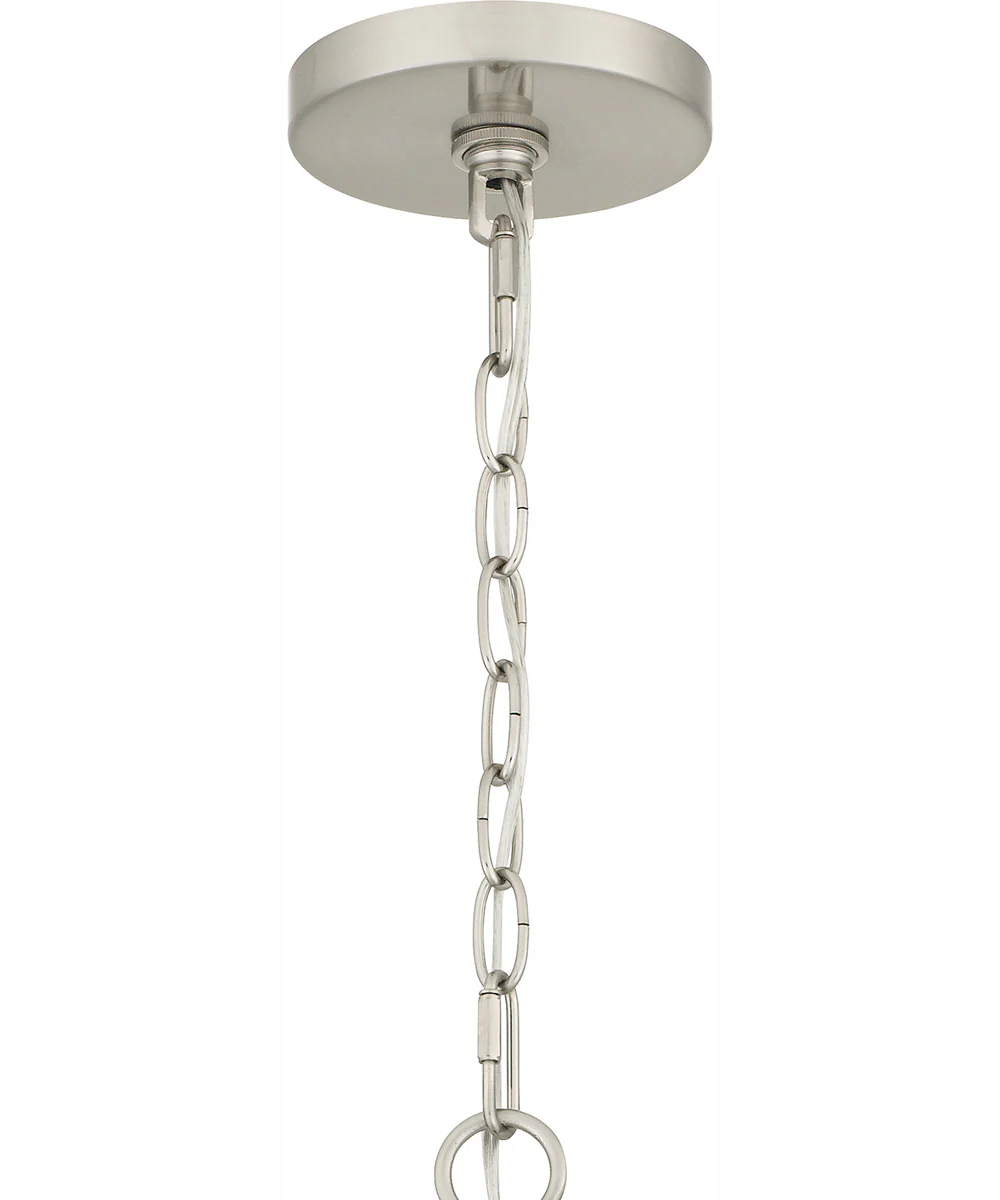 Brigitta 8-light Chandelier Brushed Nickel - Image 7