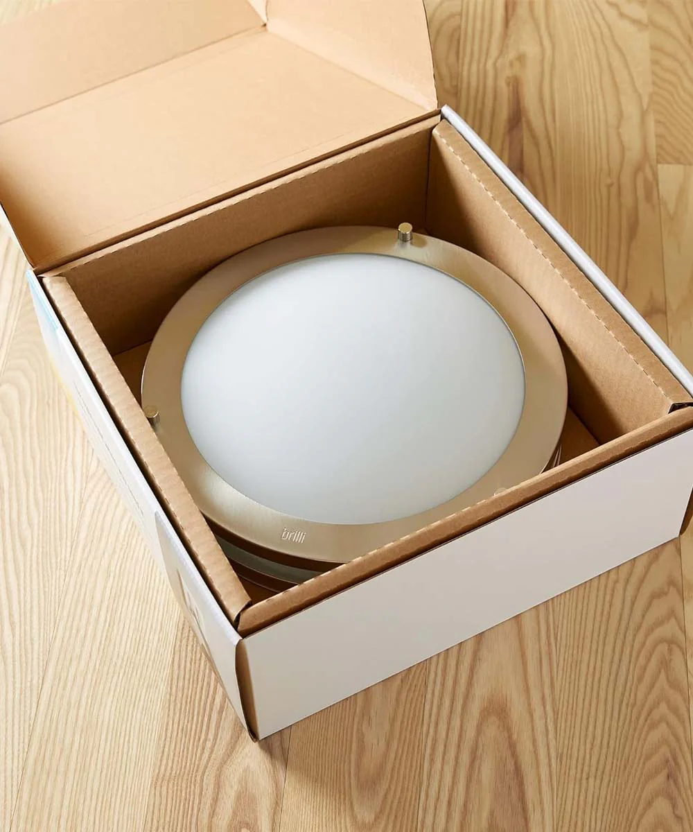 Brilli 13"W 1-Light LED "Get in Sync" Day-to-Night Circadian Flush Mount Light Fixture - Image 7