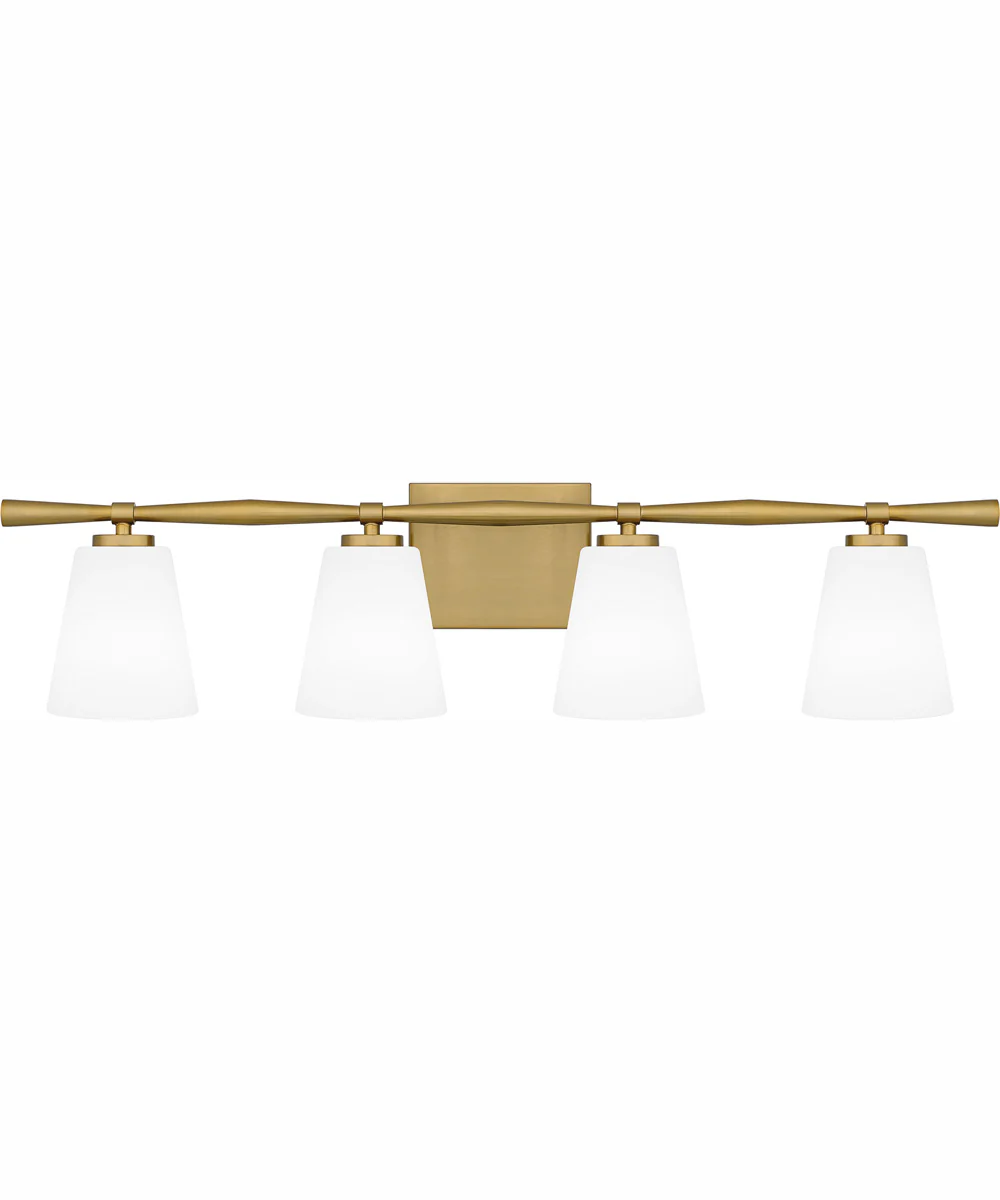 Brindley Extra Large 4-light Bath Light Aged Brass - Image 2