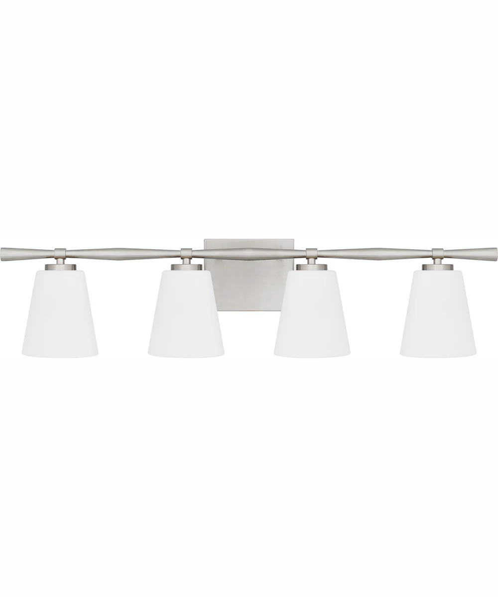 Brindley Extra Large 4-light Bath Light Brushed Nickel - Image 3