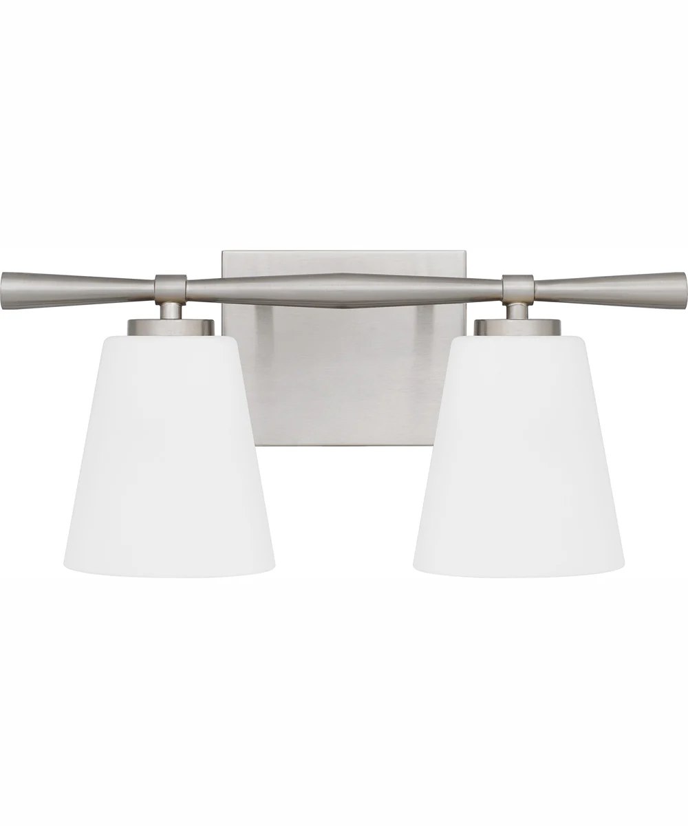 Brindley Medium 2-light Bath Light Brushed Nickel - Image 3