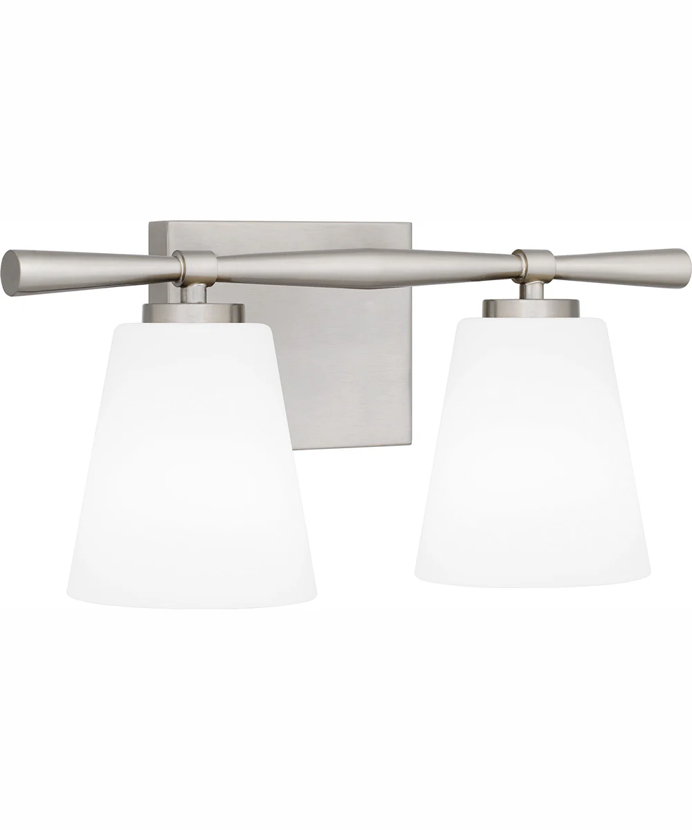 Brindley Medium 2-light Bath Light Brushed Nickel - Image 4