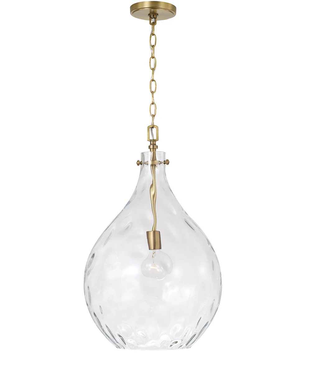 Bristol 1-Light Pendant Aged Brass