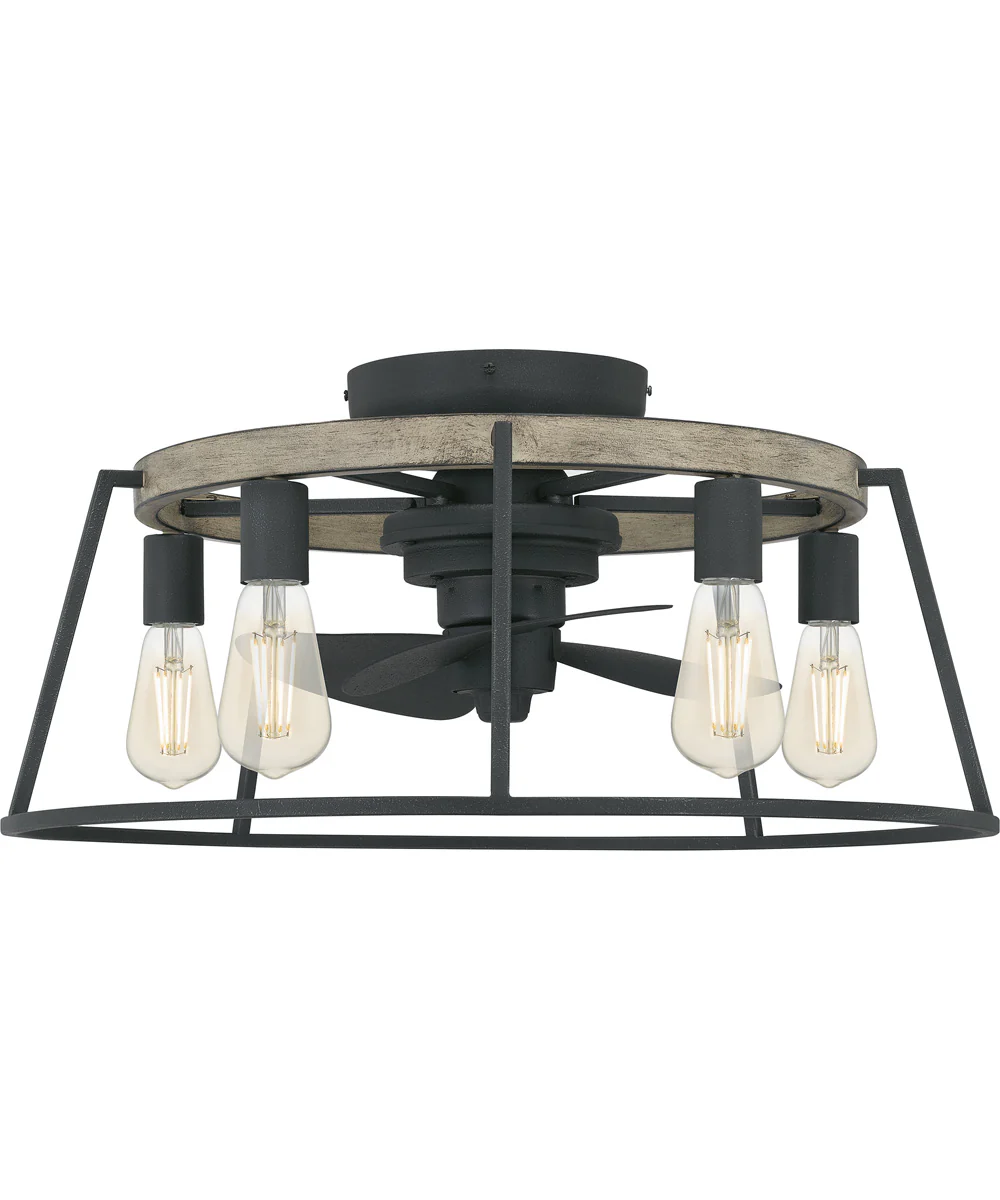 Brockton 5-light Fandolier Ceiling Fan Grey Ash - Image 2