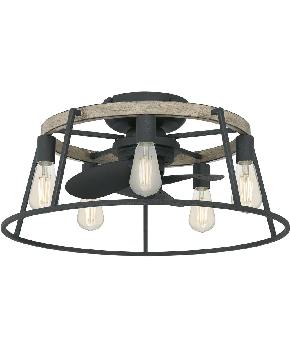 Brockton 5-light Fandolier Ceiling Fan Grey Ash - Image 5