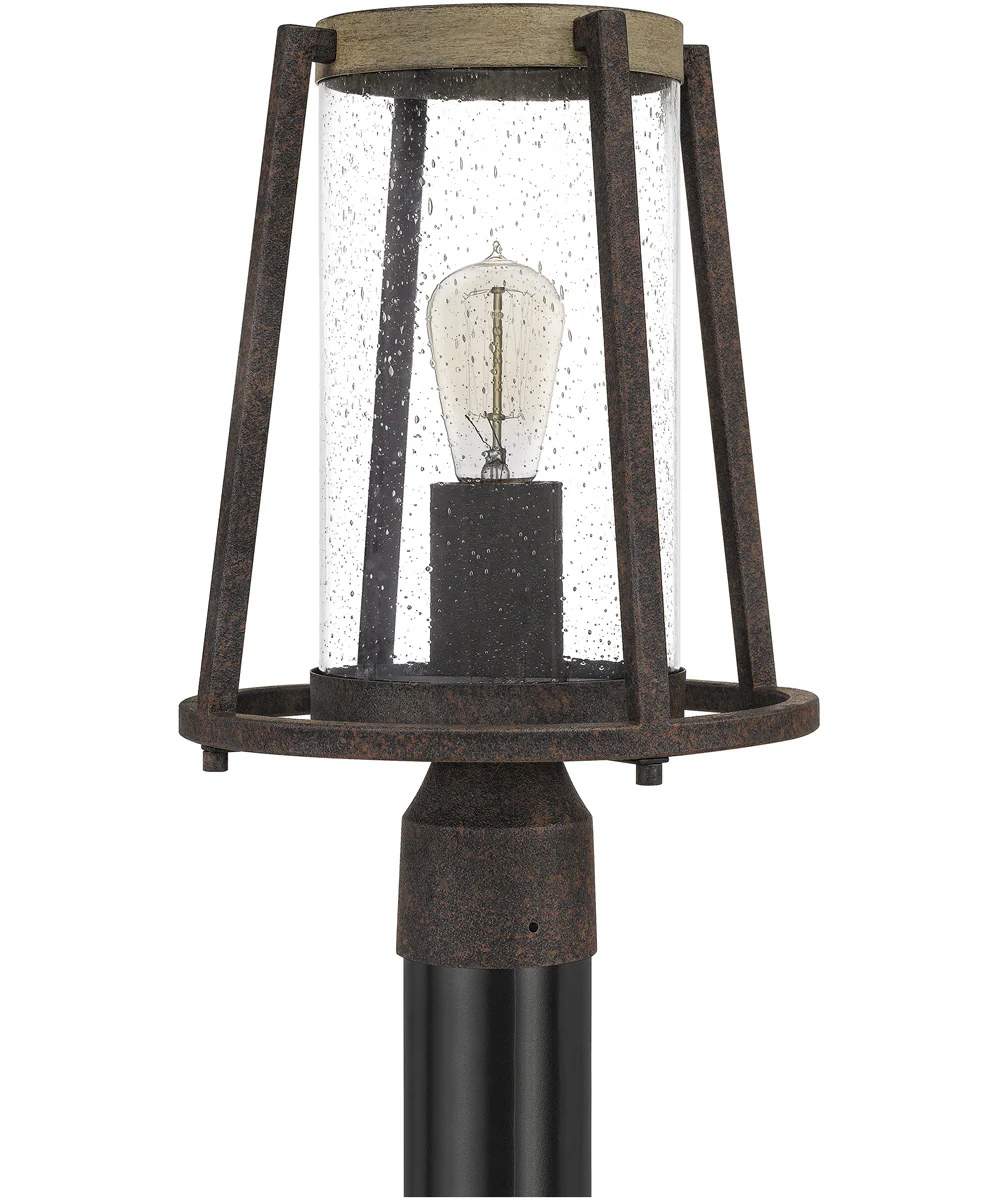 Brockton Large 1-light Outdoor Post Light Rustic Black - Image 3