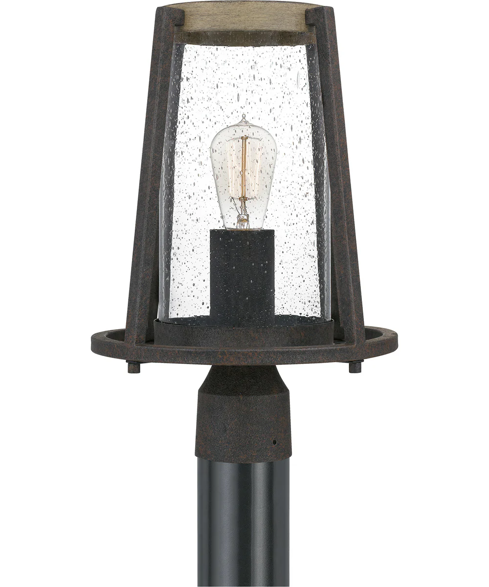 Brockton Large 1-light Outdoor Post Light Rustic Black - Image 4
