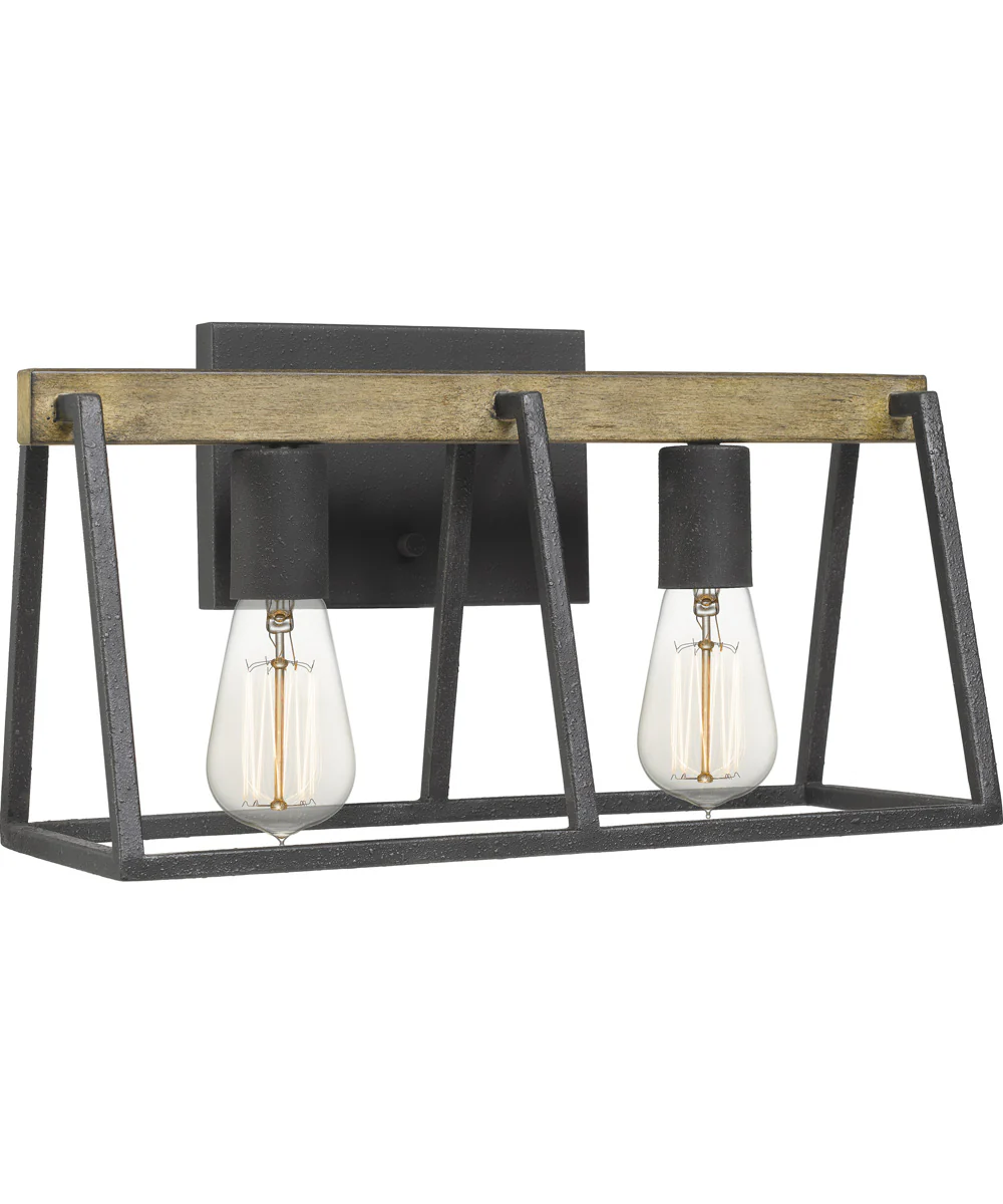 Brockton Medium 2-light Bath Light Grey Ash - Image 2