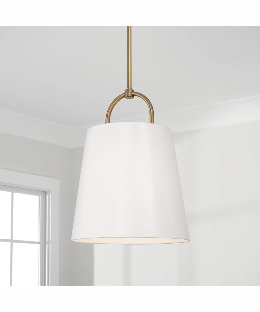 Brody 1-Light Pendant Aged Brass - Image 2