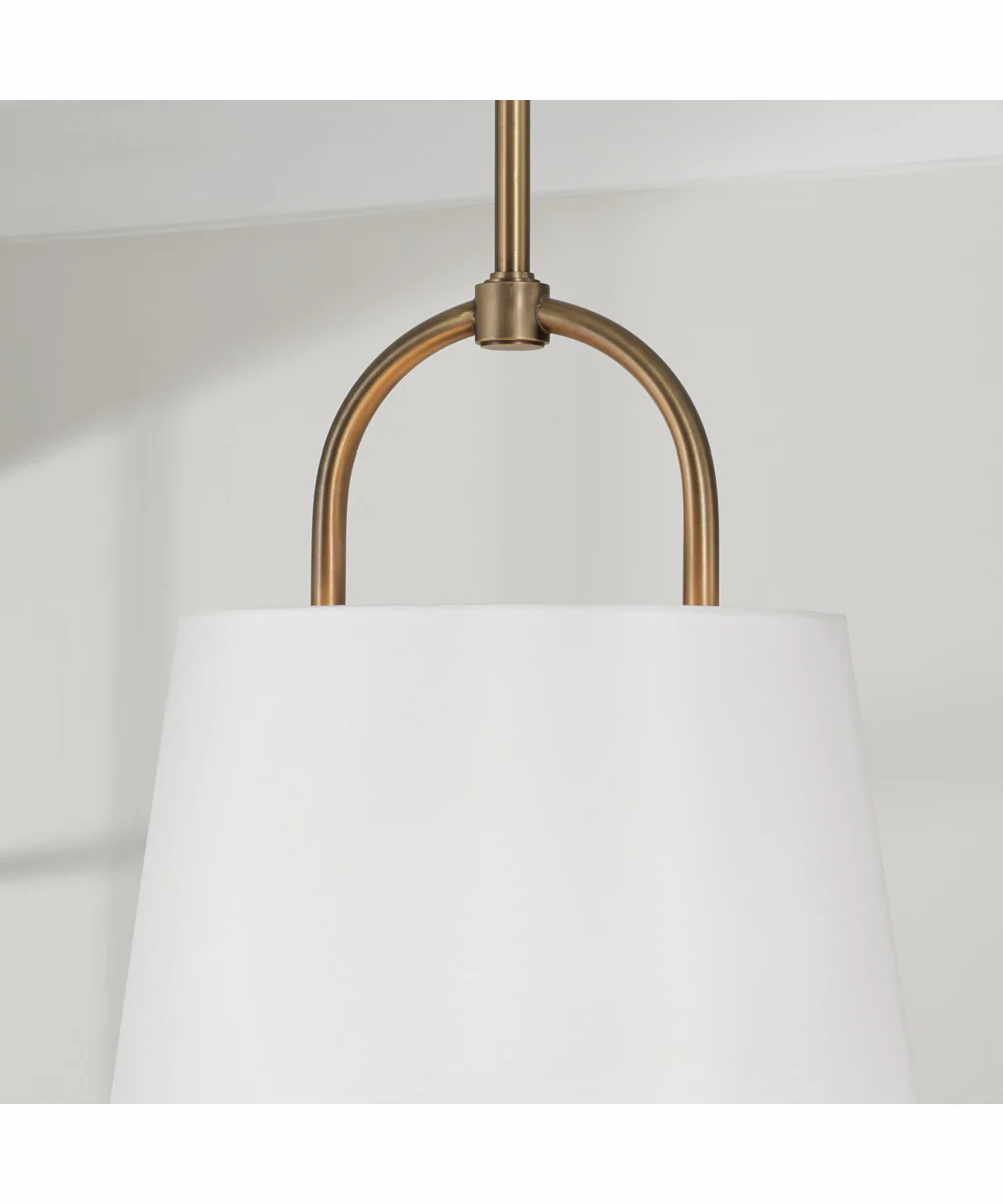 Brody 1-Light Pendant Aged Brass - Image 3