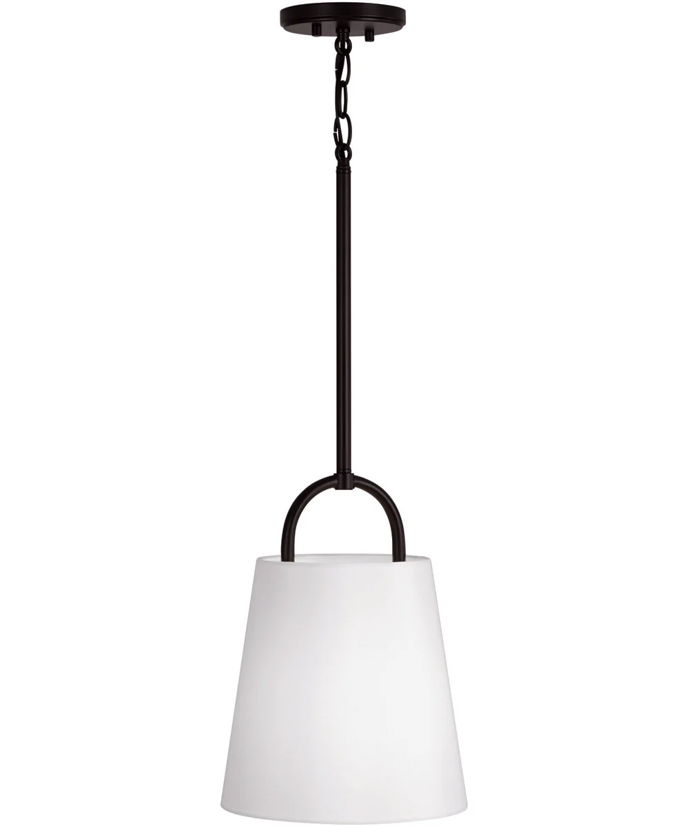 Brody 1-Light Pendant Matte Black - Image 4