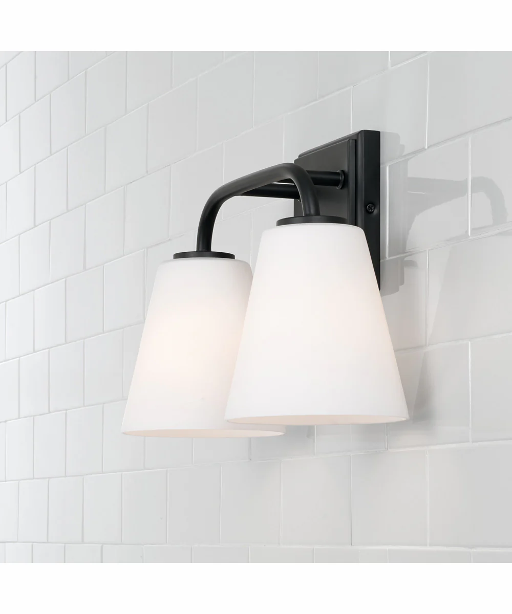 Brody 2-Light Vanity Matte Black - Image 3