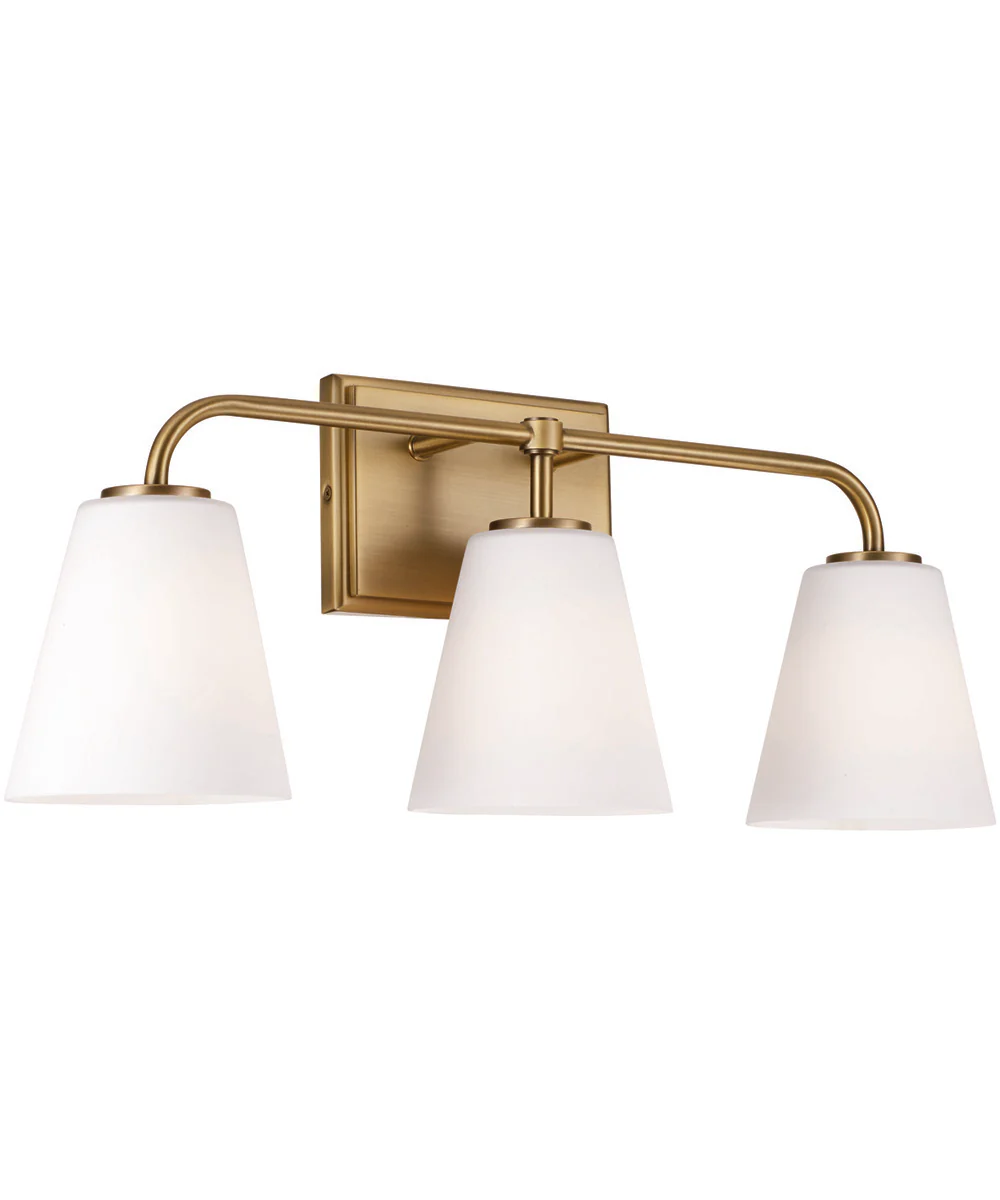 Brody 3-Light Vanity Aged Brass