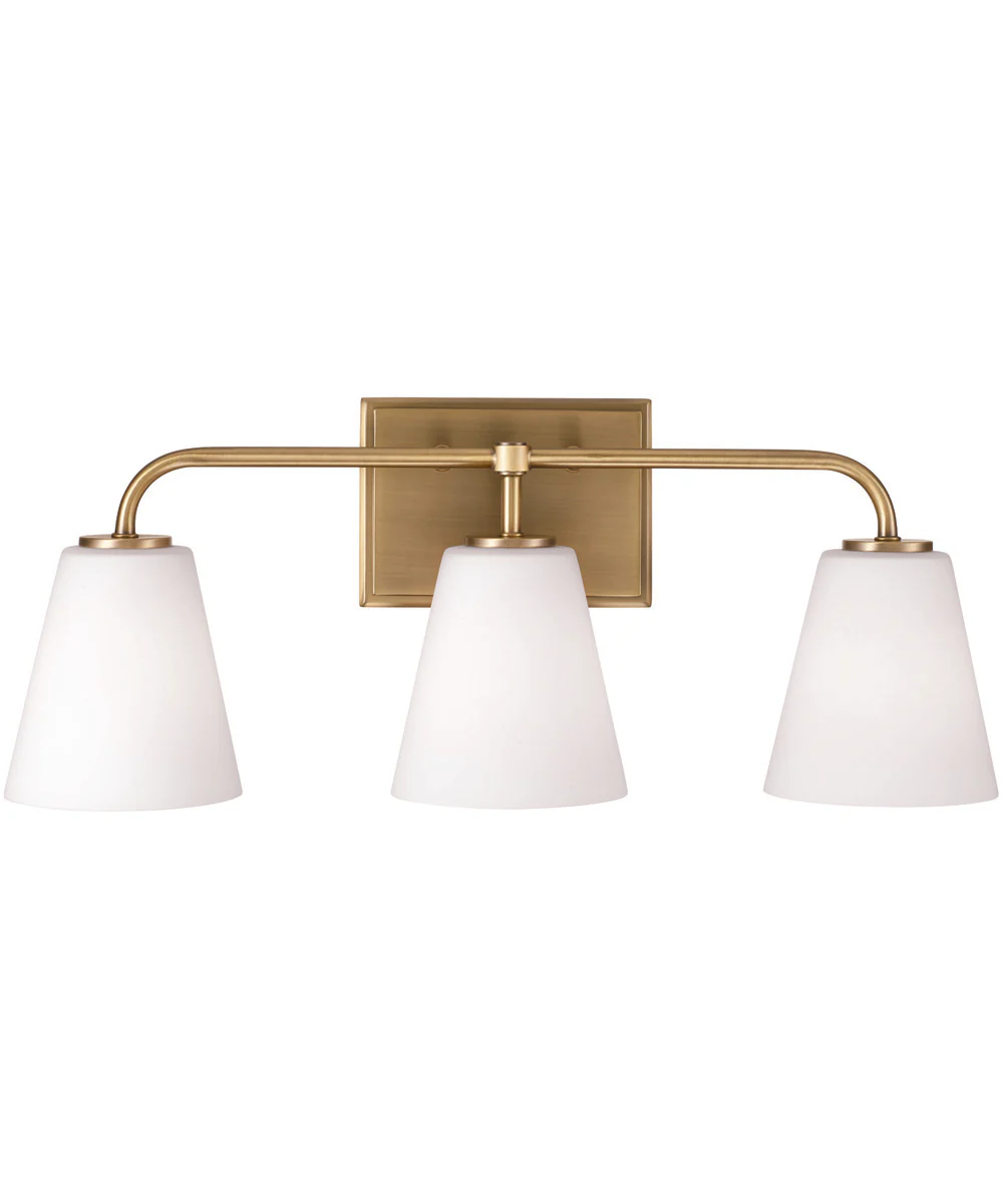 Brody 3-Light Vanity Aged Brass - Image 4