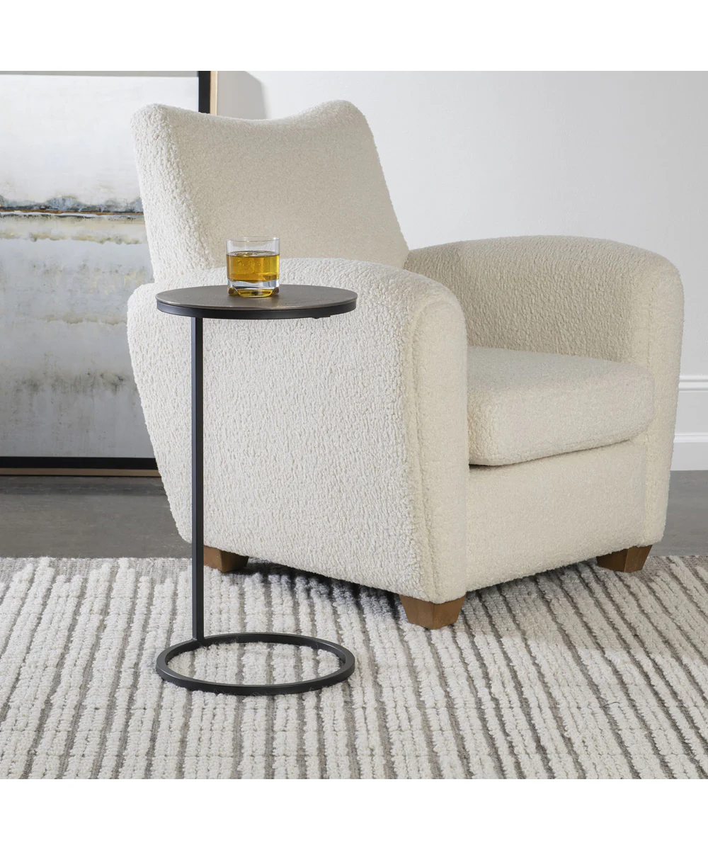 Brunei Nickel Accent/Drink Table - Image 2