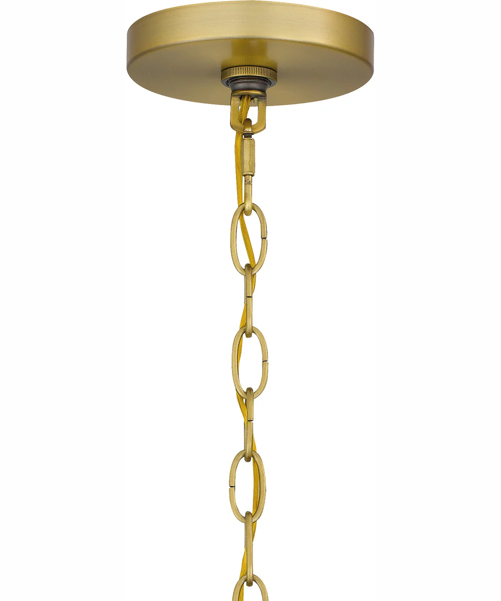 Bryn 5-light Pendant Aged Brass - Image 7