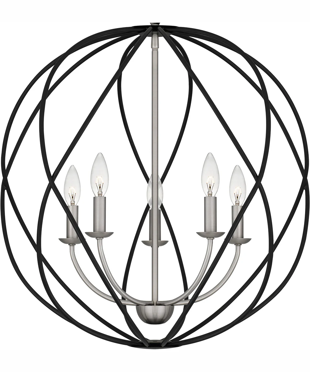Bryn 5-light Pendant Antique Nickel - Image 6