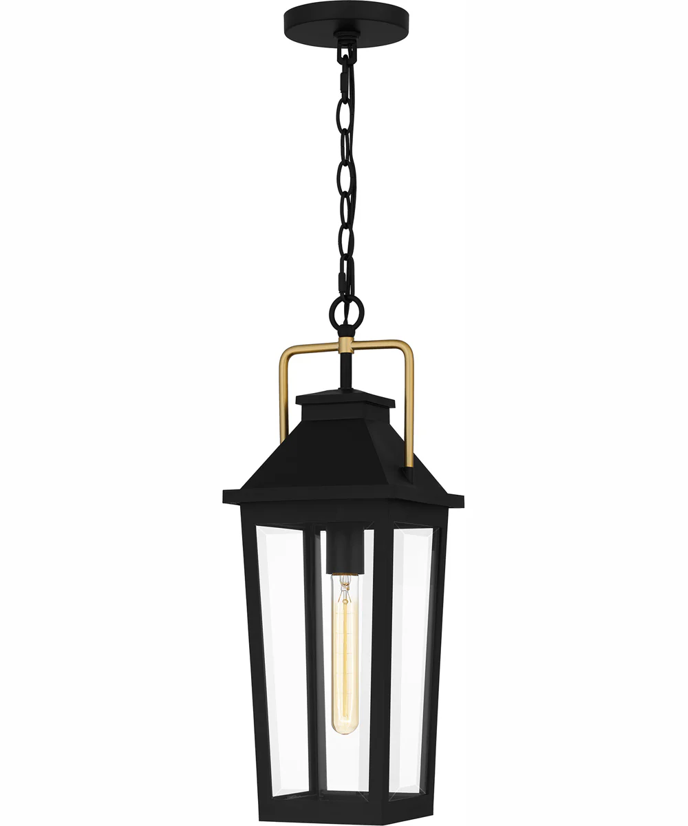 Buckley Large 1-light Outdoor Pendant Light Coastal Armour Aluminum Matte Black - Image 2
