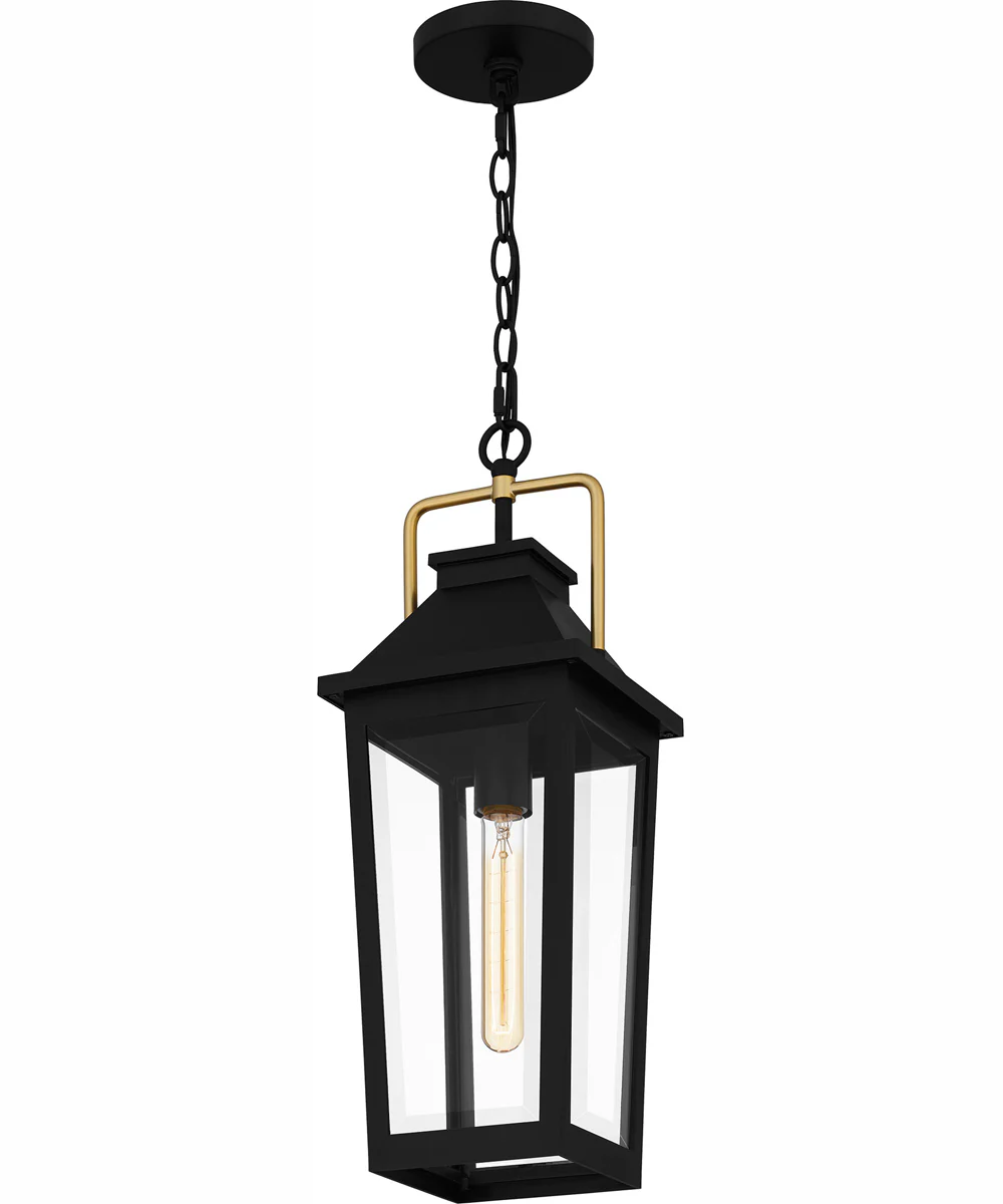 Buckley Large 1-light Outdoor Pendant Light Coastal Armour Aluminum Matte Black - Image 5