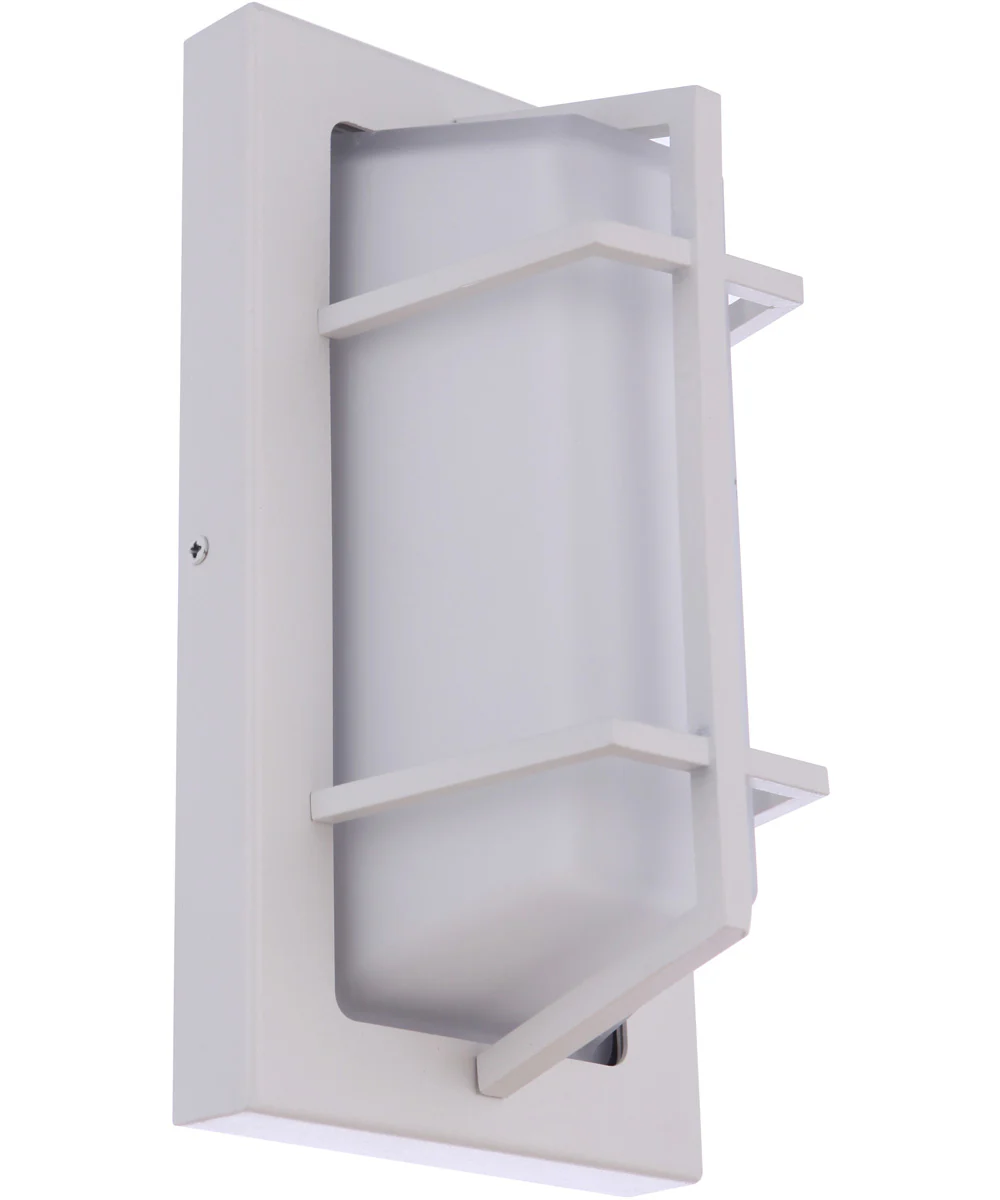 Bulkhead Rectangular 1-Light Outdoor Lighting Textured White - Image 6
